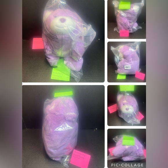 BNWT SNUFFLES LAVENDER SUPER SOFT SEALED MFG PLASTIC BAG - Picture 2 of 16